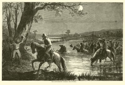 I confederati attraversano il Potomac, settembre 1862 da American School