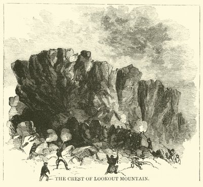 La cresta di Lookout Mountain, novembre 1863 da American School