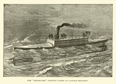 Il Distruttore, nave silurante del Capitano Ericsson da American School