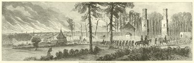 Il Quattordicesimo e Ventesimo Corpo in movimento fuori da Atlanta, novembre 1864 da American School