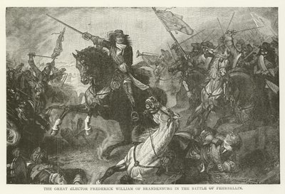 Il Grande Elettore Federico Guglielmo di Brandeburgo nella Battaglia di Fehrbellin da American School