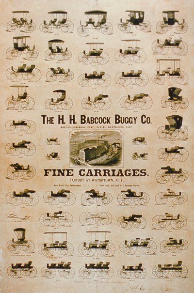 The H.H. Babcock Buggy Company, Carrozze di lusso da American School