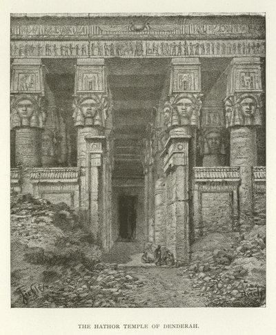 Il Tempio di Hathor a Dendera da American School