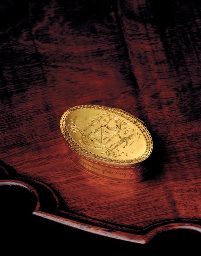 La scatola della libertà di John Jay, 1784 da American School