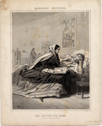 La lettera per casa (illustrazione da Campaign Sketches) da American School