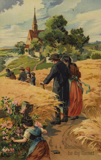 Il Padre Nostro, Sia santificato il tuo nome (cromolito) da American School