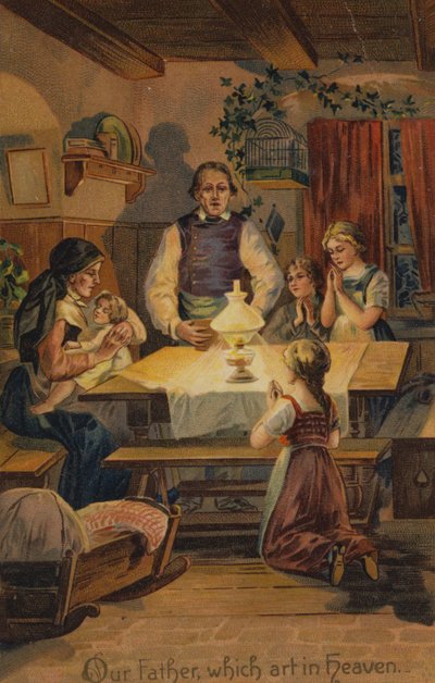 Il Padre Nostro, Padre Nostro che sei nei cieli (cromolito) da American School