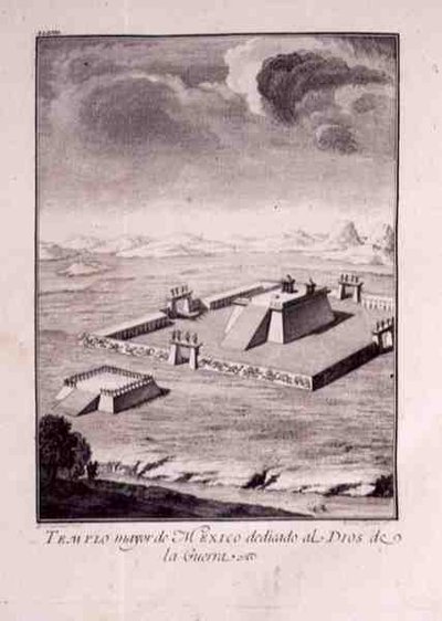 Il Tempio Principale del Messico, dedicato agli Dei della Guerra, da 