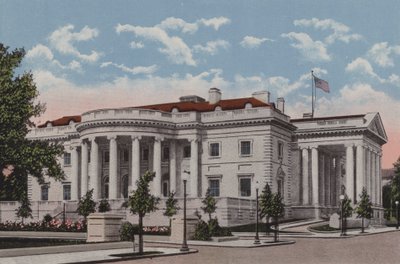 La Memorial Continental Hall, Washington DC (litografia a colori) da American School