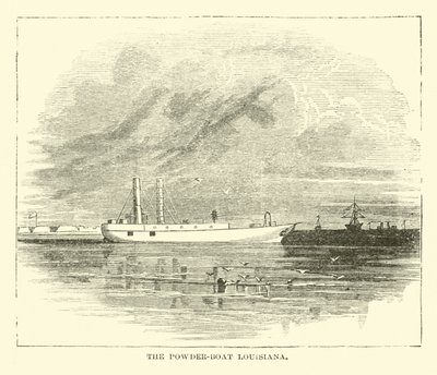La nave polveriera Louisiana, dicembre 1864 da American School