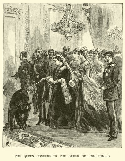 La Regina conferisce l