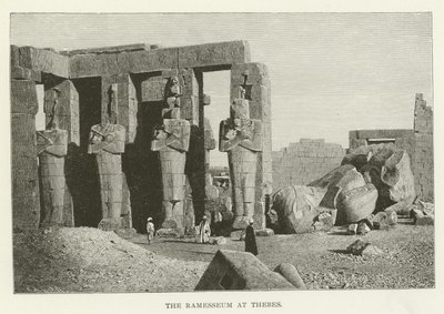 Il Ramesseum a Tebe da American School