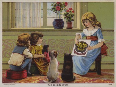 La maestra spiega i benefici delle stufe e dei fornelli Garland da American School