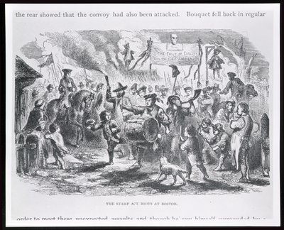 Le rivolte dello Stamp Act a Boston, 25 agosto 1765, da 