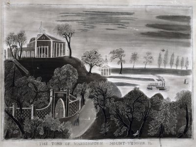 La tomba di Washington, Mount Vernon, Va., dopo il 1807 da American School