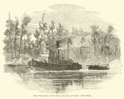 Il rimorchiatore Donaldson risale il Cape Fear, marzo 1865 da American School