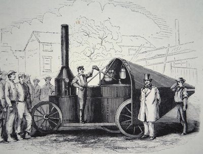 Il cannone a vapore Winans, catturato dai Confederati durante la Guerra Civile Americana, maggio 1861 da American School