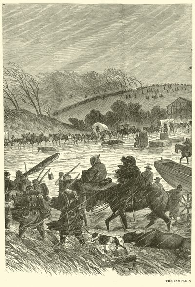 La campagna nel fango, gennaio 1863 da American School
