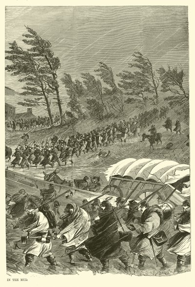 La campagna nel fango, gennaio 1863 da American School