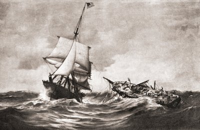 La cattura della HMS Frolic da parte della corvetta USS Wasp, un