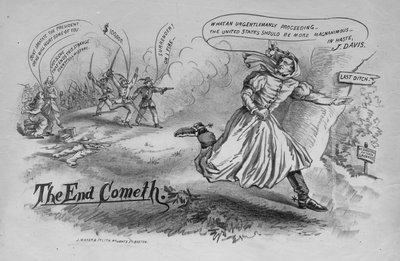 La fine arriva, pubblicato da J. Mayer & Co. Lith., New York, c. 1865 da American School