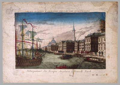 Lo sbarco delle truppe britanniche a New York da American School