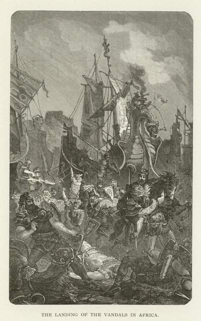 Lo sbarco dei Vandali in Africa da American School
