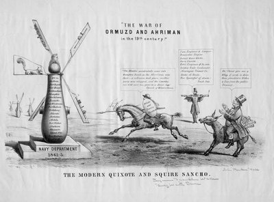 Il moderno Don Chisciotte e Sancio Panza da American School