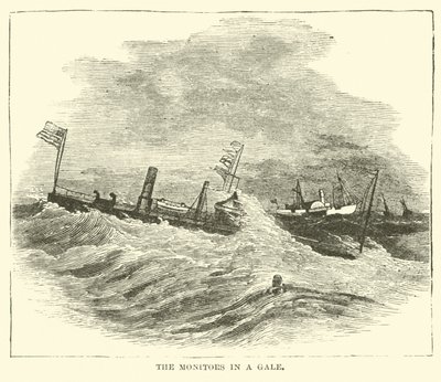 I monitor in una tempesta, dicembre 1864 da American School