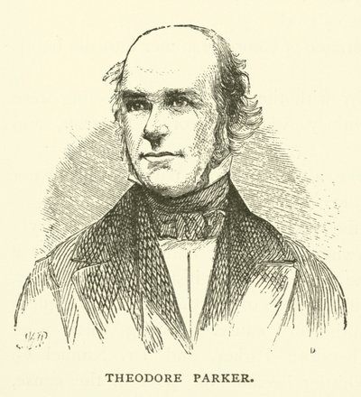Theodore Parker, ministro unitariano americano, trascendentalista e abolizionista da American School