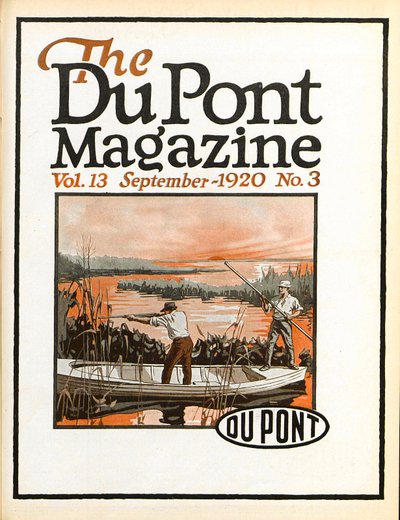 Tiro al Piattello, copertina della rivista DuPont, settembre 1920 da American School