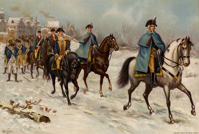 Esercito degli Stati Uniti, Comandante in Capo, Ufficiale di Stato Maggiore, Colonnello e Soldato della Prima Fanteria Continentale del Rhode Island da American School