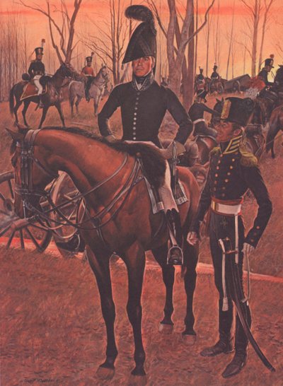 Artiglieria a cavallo degli Stati Uniti, c.1812 da American School