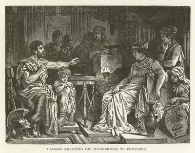 Ulisse racconta i suoi viaggi a Penelope da American School