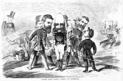 La felice famiglia di generali dello Zio Sam, c.1863 da American School