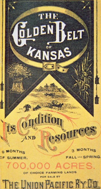 Poster della Union Pacific Railroad, c.1880 da American School