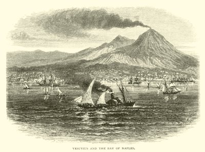 Vesuvio e la Baia di Napoli da American School