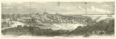 Vicksburg dalle colline nel suo retro, maggio 1863 da American School