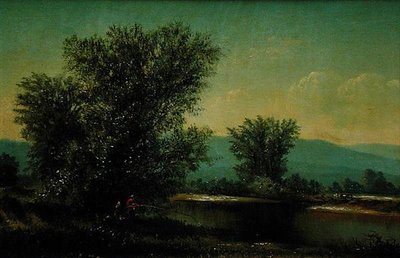 Veduta del Little River Stowe, Vermont da American School