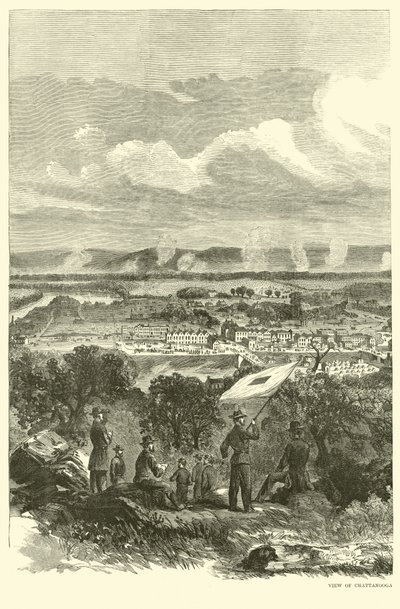 Veduta di Chattanooga e dell