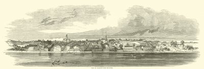 Veduta di Vicksburg dal fiume, giugno 1862 da American School