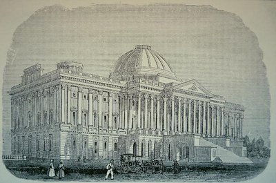 Vista del Campidoglio, c.1848 da American School