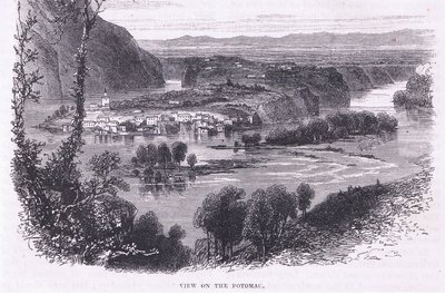 Veduta del Potomac, illustrazione da Cassell