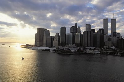 Vista verso il Financial District attraverso l