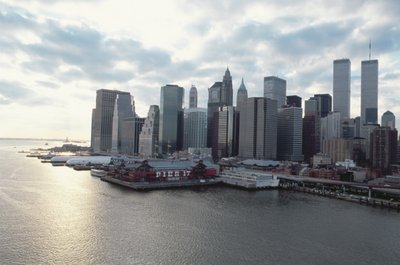Vista verso il Financial District attraverso l