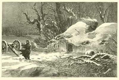 Quartieri invernali, in picchetto, febbraio 1864 da American School
