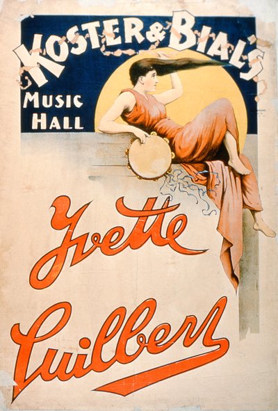 Yvette Guilbert (c.1869-1944) al Koster and Bials Music Hall, New York da American School