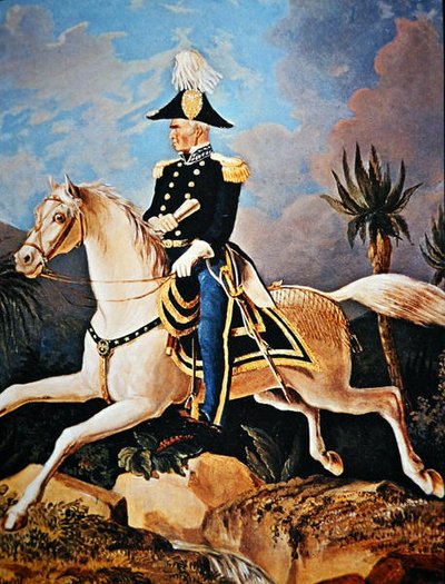 Zachary Taylor (litografia a colori) da American School