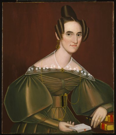 Jeannette Woolley, poi Mrs John Vincent Storm, c.1838 da Ammi Phillips