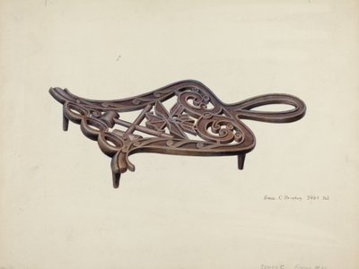 Supporto per Ferro da Stiro da Amos C. Brinton